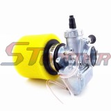 STONEDER Molkt 26mm Carburetor + 45mm Yellow Air Filter For Chinese Pit Dirt Bike SSR Thumpstar YX KLX TTR CRF70 140cc 150cc 160cc