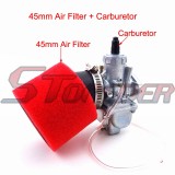 STONEDER Molkt 26mm Carburetor Carb + 45mm Air Filter For 140cc 150cc 160cc Engine Chinese Pit Dirt Bike SSR Thumpstar TTR Pitster Pro YCF