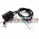 STONEDER Wiring Loom Harness + Kill Switch + Ignition Coil + 5 Pin AC CDI Box For 50cc 70cc 90cc 110cc 125cc 140cc 150cc 160cc Chinese Pit Dirt Bike Motorcycle