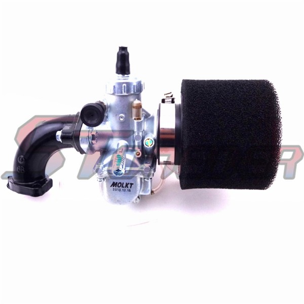 STONEDER Molkt 26mm Carburetor + Mainfold Intake Pipe + 45mm Air Filter + Gasket For Lifan YX 140cc 150cc 160cc Engine Pit Dirt Bike Motocross