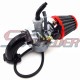 STONEDER PZ22 Carburetor 22mm Carb + Mainfold Intake Pipe + 38mm Air Filter + Gasket For 110cc 125cc Chinese ATV Quad 4 Wheeler Pit Pro Dirt Trail Bike