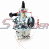 STONEDER 26mm Molkt Carburetor Carb + 45mm Air Filter + Mainfold Intake Pipe For Lifan YX 125cc 140cc 150cc Engine Chinese Pit Dirt Bike SSR
