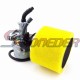 STONEDER 22mm Carburetor  + Yellow 38mm Air Filter For 110cc 125cc Engine Chinese ATV Quad Go Kart Off Road Pit Pro Dirt Trail Bike Buggy