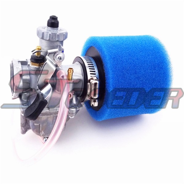 STONEDER VM22 Carb 26mm Mikuni Carburetor + 38mm Blue Air Filter For Lifan XR50 CRF50 SSR Thumpstar Pit Dirt Bike ATV Quad 110cc 125cc 140cc