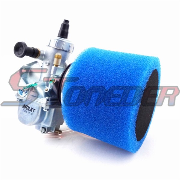 STONEDER Molkt 26mm Carburetor Carb + Blue 45mm Air Filter For Lifan YX 125cc 140cc 150cc CRF50 Chinese Off Road Pit Dirt Bike Motocross