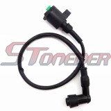 STONEDER Wiring Loom Harness + Kill Switch + Ignition Coil + 5 Pin AC CDI Box For 50cc 70cc 90cc 110cc 125cc 140cc 150cc 160cc Chinese Pit Dirt Bike Motorcycle