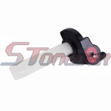STONEDER Black Twist Throttle + Handle Grips For Chinese 90cc 110cc 125cc 140cc150cc 160cc Pro SSR CRF50 KLX110 TTR Thumpstar Pit Dirt Bike