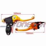 STONEDER Gold Front Hydraulic Brake Master Cylinder Clutch Lever For 50cc 70cc 90cc 110cc 125cc 140cc 150cc 160cc 190cc 200cc 250cc Chinese Pit Dirt Bike YCF Coolster