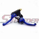 STONEDER Blue Front Hydraulic Brake Master Cylinder Clutch Lever For SSR Taotao 50cc 70cc 90cc 110cc 125cc 140cc 150cc 160cc 190cc 200cc 250cc Chinese Pit Dirt Bike