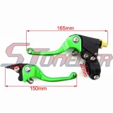 STONEDER Green Front Hydraulic Brake Master Cylinder Clutch Lever For Chinese 50cc 70cc 90cc 110cc 125cc 140cc 150cc 160cc 190cc 200cc 250cc Pit Dirt Bike IMR Braaap