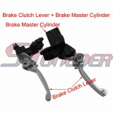 STONEDER Chromed Front Hydraulic Brake Master Cylinder Clutch Lever For BSE DHZ 50cc 70cc 90cc 110cc 125cc 140cc 150cc 160cc 190cc 200cc 250cc Chinese Pit Dirt Bike