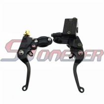 STONEDER Black Front Hydraulic Brake Master Cylinder Clutch Lever For Chinese Pit Dirt Bike CRF50 Lifan YX 50cc 70cc 90cc 110cc 125cc 140cc 150cc 160cc 190cc 200cc 250cc