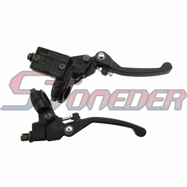 STONEDER Front Hydraulic Brake Master Cylinder Clutch Lever For Chinese 50cc 70cc 90cc 110cc 125cc 140cc 150cc 160cc 190cc 200cc 250cc Pit Dirt Bike Apollo Kayo