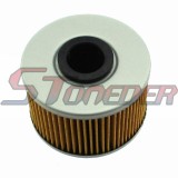 STONEDER Oil Filter For Honda Pioneer SXS1000 Side By Side SXS1000M3 3 Seat SXS1000M5 5 Seat Pioneer Replace OEM 15412-MGS-D21 15412-HP7-A01