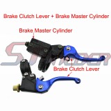 STONEDER Blue Front Hydraulic Brake Master Cylinder Clutch Lever For SSR Taotao 50cc 70cc 90cc 110cc 125cc 140cc 150cc 160cc 190cc 200cc 250cc Chinese Pit Dirt Bike