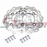 STONEDER 190mm Front & Rear Brake Disc Disk Rotor For Chinese SDG Wheel Pit Dirt Bike YCF IMR Kayo GPX SDG Coolster 50cc 110cc 125cc 140cc 150cc 160cc