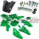 STONEDER Green Plastic Fairing Fender Body Kits + Mounting Screws + Fuel Tank + Vent Valve For XR50 CRF50 Chinese Pit Dirt Trail Motor Bike 50cc 70cc 90cc 110cc 125cc 140cc 150cc 160cc BSE SSR Apollo