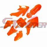 STONEDER Plastic Fairing Body Kits + Tall Foam Seat For Honda CRF50 XR50 50cc 70cc 90cc 110cc 125cc 140cc 150cc 160cc Chinese Pit Dirt Motor Trail Bike Taotao Coolster GPX