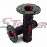STONEDER Black Plastic Fairing Body Fender Kits + Soft Rubber Throttle Handle Grips For Honda XR50 CRF50 Chinese 50cc 70cc 90cc 110cc 125cc 140cc 150cc 160cc Pit Dirt Trail Bike Apollo GPX SDG