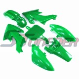 STONEDER Green Plastic Fairing Fender Body Kits + Mounting Screws For Honda CRF50 XR50 50cc 70cc 90cc 110cc 125cc 140cc 150cc 160cc Chinese Pit Dirt Bike Piranha SSR Thumpstar