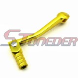 STONEDER Gold 11mm Folding Aluminum Gear Shifter Lever + Yellow Plastic Fairing Body Cover Kits For Honda CRF50 XR50 Chinese 50cc 70cc 90cc 110cc 125cc 140cc 150cc 160cc Dirt Pit Bike SSR IMR Thumpstar
