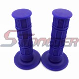 STONEDER Blue Footpegs Foot Rest + Throttle Handle Grips + 11mm Gear Shifter Lever For 50cc 70cc 90cc 110cc 125cc 140cc 150cc 160cc Chinese Pit Dirt Bike Motorcycle Atomik SSR Thumpstar