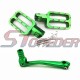 STONEDER Green Footpegs + 11mm Gear Shifter Lever For Chinese Pit Dirt Bike Motorcycle SDG Braaap IMR 50cc 70cc 90cc 110cc 125cc 140cc 150cc 160cc