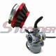 STONEDER PZ19 19mm Carburteor + 35mm Aluminum Air Filter For Pit Dirt Bike Go Kart Buggy ATV Quad 4 Wheeler Taotao Roketa JCL TTR 50cc 70cc 90cc 110cc
