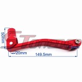 STONEDER Red 11mm Folding Gear Shifter Lever + Soft Rubber Throttle Handle Grips + Vent Valve For Chinese 50cc 70cc 90cc 110cc 125cc 140cc 150cc 160cc Pit Dirt Bike Motorcycle Lifan YX BSE Coolster
