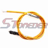 STONEDER Gold 108 mm 990mm Gas Throttle Cable + 64mm 970mm Clutch Cable For Chinese 50cc 70cc 90cc 110cc 125cc 140cc 150cc 160cc Motorcycle Pit Dirt Motor Bike Baja TTR YCF SDG