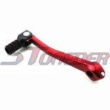 STONEDER Aluminum Footpegs Foot Rest + 11mm Gear Shifter Lever For 50cc 70cc 90cc 110cc 125cc Chinese Pit Dirt Bike Motorcycle SSR Thumpstar Stomp DHZ BSE