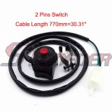 STONEDER Red Ignition Coil + Black Handle Kill Switch For 50cc 70cc 90cc 110cc 125cc 140cc 150cc 160cc Pit Dirt Bike Motorcycle Lifan YX Pitsterpro