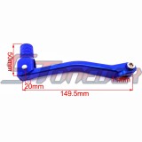 STONEDER Blue 11mm Folding Gear Shifter Lever + Soft Rubber Throttle Handle Grips + Vent Valve For 50cc 70cc 90cc 110cc 125cc 140cc 150cc 160cc Chinese Pit Dirt Bike Motorcycle SSR SDG Apollo