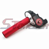 STONEDER Aluminum Twist Throttle + Throttle Cable + 11mm Gear Shifter Lever + Footpegs For Chinese Pit Dirt Bike SSR Thumpstar Stomp DHZ BSE Kayo YCF Pitsterpro GPX Apollo 50cc 70cc 90cc 110cc 125cc