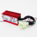 STONEDER 6 Pin Wires AC CDI Box + Racing Ignition Coil For Chinese GY6 50cc 125cc 150cc ATV Quad Go Kart Moped Scooter