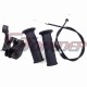 STONEDER 7/8'' 22mm Handle Grips Thumb Throttle Control Housing Cable Accelerator Handle Grips For Chinese 50cc 70cc 90cc 110cc 125cc ATV Quad 4 Wheeler