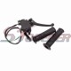 STONEDER 7/8'' 22mm Thumb Throttle Accelerator Brake Lever + Handle Grips For 125cc 150cc 200cc 250cc Chinese ATV Quad 4 Wheeler Roketa Kazuma