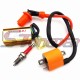 STONEDER Racing Ignition Coil + 6 Pin AC CDI Box + D8TC Spark Plug For 150cc 200cc 250cc Engine Chinese Dirt Pit Bike ATV Quad 4 Wheeler