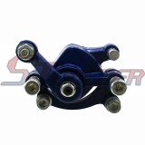STONEDER Blue Front & Rear Disc Brake Caliper For 2 Stroke 47cc 49cc Pocket Bike Minimoto Mini Moto ATV Quad