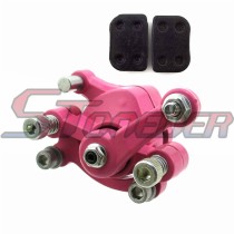 STONEDER Pink Front Right Side Disc Brake Caliper + Brake Pads For Mini Gas Electric Go Kart