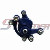 STONEDER Blue Front & Rear Disc Brake Caliper For 2 Stroke 47cc 49cc Pocket Bike Minimoto Mini Moto ATV Quad