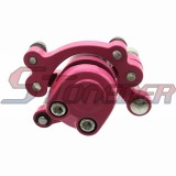 STONEDER Pink Front & Rear Disc Brake Caliper For 2 Stroke Pocket Bike Minimoto Mini Moto ATV Goped Scooter Kid Dirt Baby Crosser 47cc 49cc