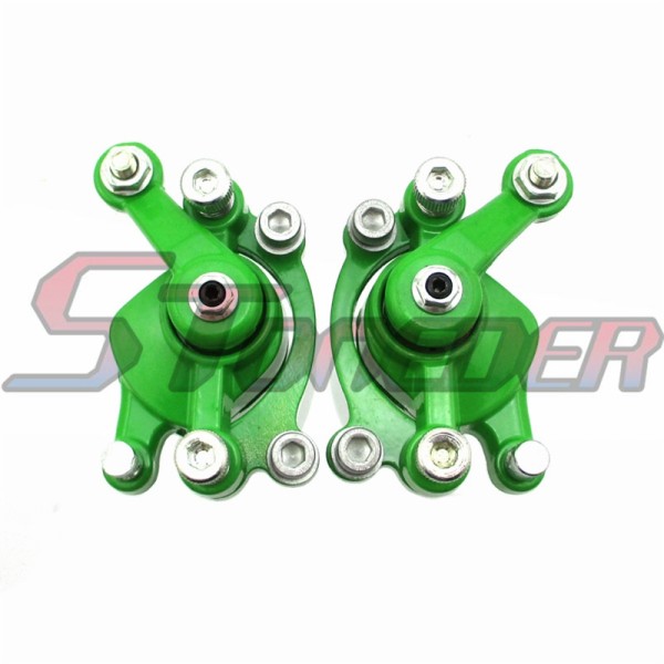 STONEDER Green Front & Rear Disc Brake Caliper For 2 Stroke 47cc 49cc Pocket Bike Mini Moto ATV Goped Scooter