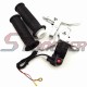 STONEDER 7/8'' 22mm Throttle Handle Grips + Kill Stop Switch + Brake Lever For 47cc 49cc 2 Stroke Pocket Bike Mini Dirt Minimoto Chooper