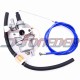 STONEDER Blue Gas Throttle Cable + Carburetor Carb + Fuel Line Hose Filter For 2 Stroke Engine Mini Dirt Pocket Bike Moto 47cc 49cc