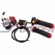 STONEDER Red Racing Carburetor + 59mm Air Filter + Throttle Hand Grips + Cable + Kill Stop Switch For 2 Stroke Motorized Bicycle Push Bike 50cc 60cc 66cc 80cc