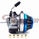 STONEDER Blue Racing Carb Carburetor 58mm Air Filter Jets For 49cc 50cc 60cc 66cc 80cc 2 Stroke Engine Gas Motorized Bicycle Push Bike