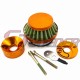 STONEDER Gold 44mm Air Filter + Adapter Vstack For Big Foot Blade Gas Z Scooter Goped Mini ATV Dirt Bike Pocket Bike