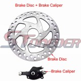 STONEDER Rear Disc Brake Caliper + 29mm 140mm Brake Disc Rotor For 2 Stroke Minimoto 47cc 49cc Pocket Bike Mini Moto Scooter Dirt Bike Quad ATV