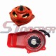STONEDER Red 25H 6 Tooth Clutch Drum Gear Box + Aluminum Pull Starter For 47cc 49cc 2 Stroke Engine Mini Moto Pocket Bike